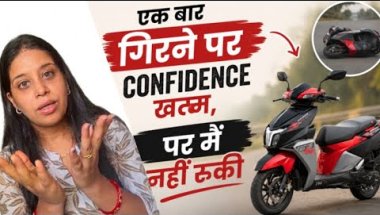 I Fell Many Times Learning Scooty 😅 Here’s My Progress#scootydriving #driving #braceslife