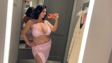 Target swimsuit coverups and bikini tops #fittingroomtryon #clothingtryon #swimwear