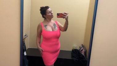 Goodwill #fittingroomtryon #clothingtryon