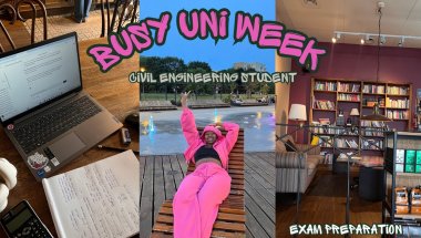 Exam Season as a Civil Engineering Student📚|  Realistic Study Week Vlog